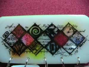 Close up of main pin piece