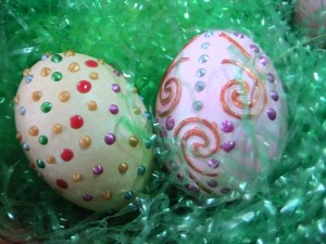 Close up of Easter Eggs