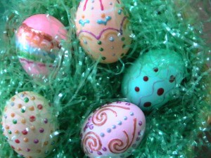 Decorated eggs
