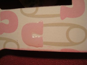 Close Up of Embellished Paper