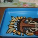 Mask with PPA painted into areas
