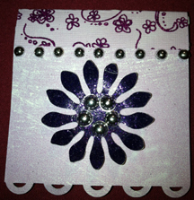 Purple Post-it Note Holder Purple Post-it Note Holder