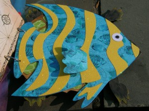 Closeup of Angel Fish from Joe Rotella's Ocean Album at Want2Scrap