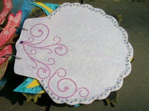Closeup of Shell from Joe Rotella's Ocean Album at Want2Scrap