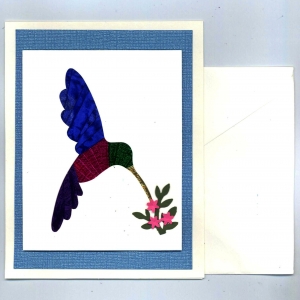 Hummingbird Deluxe Iris Folding Card Kit