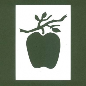 Apple Iris Folding Cutout