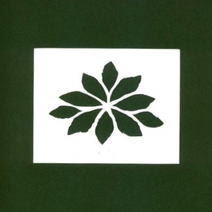 Poinsettia Iris Folding Cutout