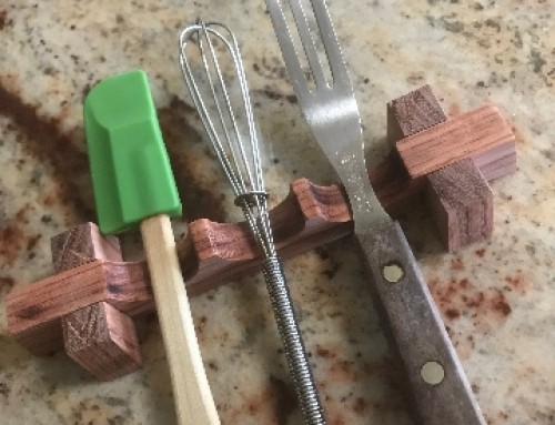 Bubinga Wooden Spoon Rest